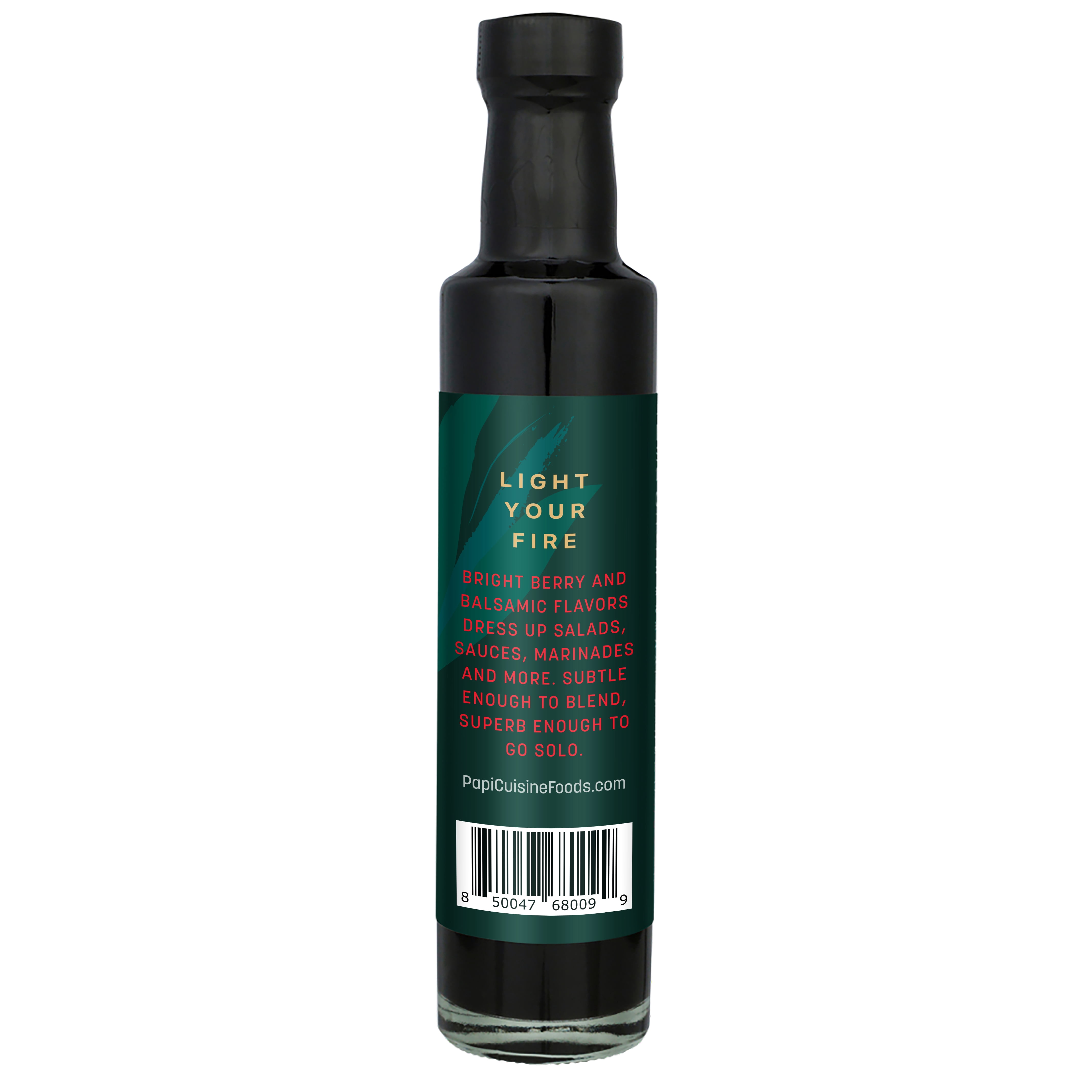 Papi Cuisine Strawberry Balsamic Vinegar, 8.5 oz Bottle