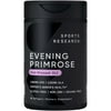 Sports Research® Evening Primrose Supplement from Cold Pressed Oil - High Potency 1300mg (30 Softgels)