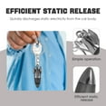thumbnail image 3 of SHOWERORO Antistatic Keyring Static Elimination Tool Grey Color 1Pcs For Car Owners, 3 of 8