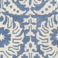 thumbnail image 5 of SAFAVIEH Bella Zlata Medallion Geometric Wool Area Rug, Light Blue/Ivory, 5' x 5' Square, 5 of 5