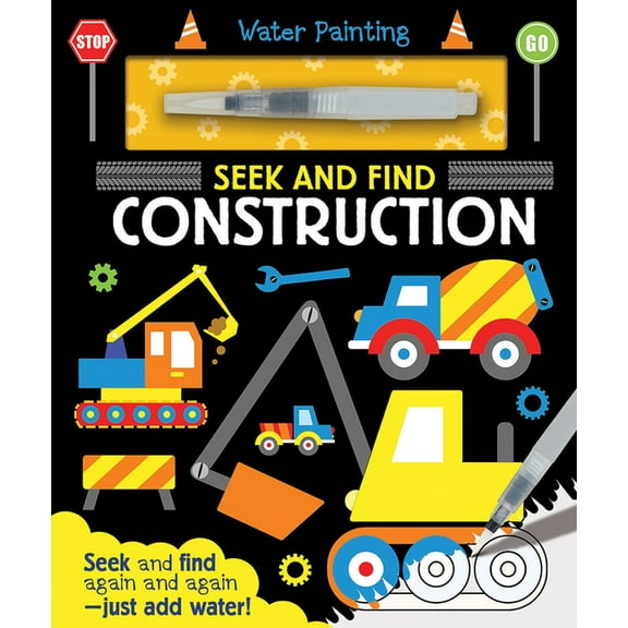 Water Painting Seek and Find Seek and Find Construction, (Hardcover)