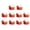 Red, variant on LABSERRON Mini Resin Ornaments Red For Colleagues 10Pcs 0.8X0.8X0.8In