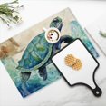 thumbnail image 4 of BaHomeck placemats Set of 4 rectangle Linen Cotton Placemats for Dining Table Washable Heat Resistant,Elegant Cute Sea Turtle,18*12inch, 4 of 4