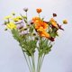 thumbnail image 3 of Nvzi 6 flores artificiales de tacto real para decoración del hogar, oficina, boda, arreglo floral (naranja, 77 cm de largo), 3 of 5