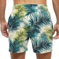 thumbnail image 4 of Kakii Men's Swim Trunks Hawaiian Bathing Mesh Lining Suit Swimsuits Beach Shorts with Pockets, 4 of 6