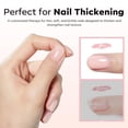 thumbnail image 5 of modelones Builder Rubber Gel Base Coat for Nails, Sheer Light Pink Rubber Base Gel Nail Polish for Strengthen Apex Building Extension Protect Weak Nails Long Last U V Manicure Gift for Women, 5 of 9