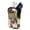 Aztec Highland Cow Sunflower Beige, variant on SEANATIVE Portable Sunglasses Case Neoprene Eyeglasses Pouch with Zipper, Dual Compartment Glasee Pouch Lightweight Protective Eyewear Case Multifunctional Glasses Bag, Rooster Colorful Floral