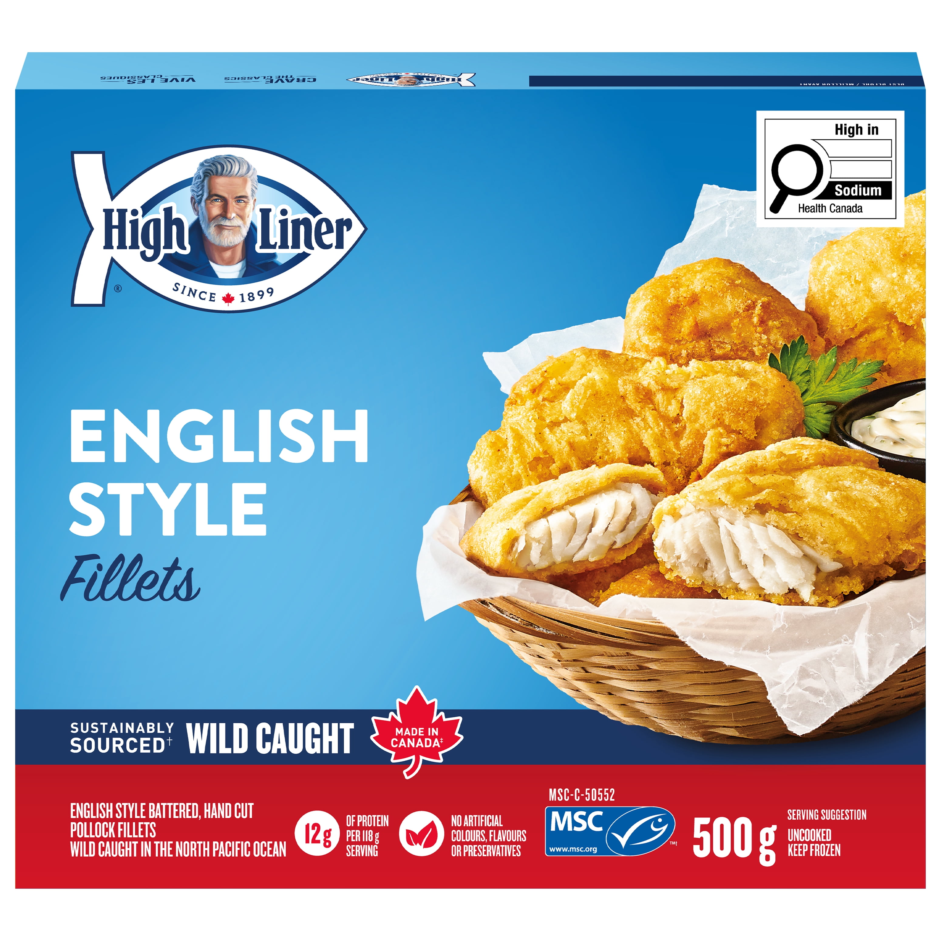 High Liner English Style Battered Fillets 500 g