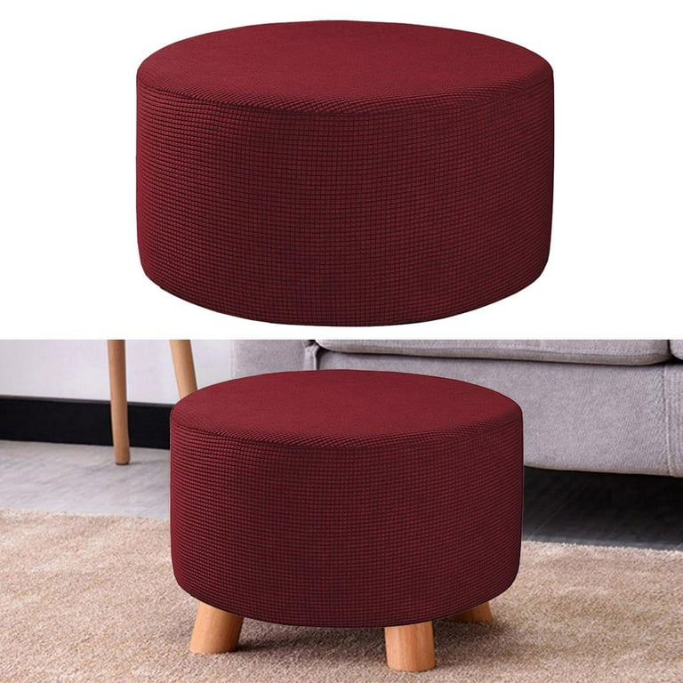 Small red ottoman deals