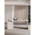 thumbnail image 1 of Console Executive Office Desks Mainstays Standing Corner Wooden Writing Storage Executive Luxury Bureau Meuble Desk Accessories My Lux Decor Round, 1 of 8