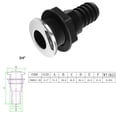 thumbnail image 2 of Hose Hose Connector Accessory Thru Hull Fitting For Boat Yacht Drainage 3/4In Mingyqi, 2 of 5