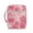 Pink Cherry Blossom Print, variant on HELLHERO Quilted Zipper Pocket Bible Cover Case with Durable Handle, Elastic Polyester Bible Organizer Bag for Women and Men, Daily Use and Church