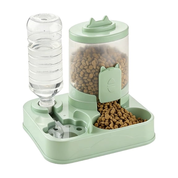 Function Elevated Pet Feeder and Water Bowl Station with Adjustable Non- Stand for Cats and Dogs