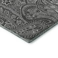 thumbnail image 4 of Addison Rugs Mayfield Washable Traditional Paisley Gray Rectangle Rug, 2'6" x 3'10", 4 of 6