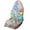 Turtle Floral Design, variant on XYZCANDO Dolphin Heart Terry Cloth Car Seat Covers Anti-Slip Car Seat Towel Cover, Machine Washable, Suitable for Truck Seat Van, Fit for Trucks Cars SUVs