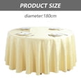 thumbnail image 2 of Nappe Jacquard Polyester Anti-Déversement pour Cuisine Salle à Manger Mariage Banquet Fête Usage de Table (Rond, 1.8m), 2 of 5