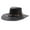 Black, variant on Audhol Hats for Women Vintage Western Cowboy Hat Head Belt Hats for Men Women Outdoor Travel Wide Brim Faux Leather Sun Caps Hat Black M