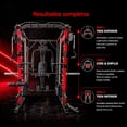 thumbnail image 3 of Jaula Smith Multiestacion 400 Kg Power Rack Crossover Polea, 3 of 8