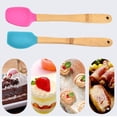 thumbnail image 5 of Juego de utensilios de cocina de silicona y madera de haya, ideal para cocinar, fácil de limpiar, seguro para utensilios de cocina antiadherentes Namotu CPB-US-YYM846-3, 5 of 5