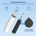 thumbnail image 5 of GLACIER FRESH Replacement Water Filter for LT700PC, ADQ36006101, RWF1200A, 3 Pack, 5 of 9