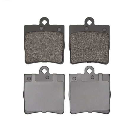 CarLights360 For Mercedes-Benz C280 1996 97 98 99 2000 Disc Brake Pads | Low Metallic Friction | 73 Millimeters / 2.87 Inches Outer Pad Height