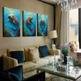 thumbnail image 4 of Hieng Modern Classic Art Canvas Print Manatee Canvas Large Oil Painting Animals Artwork Manatee Wall Art Nursery Decor Unframed, 4 of 6