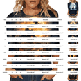 thumbnail image 3 of MVRLSH Womens Tops Blouse Casual Halloween Witch Pumpkin Graphic Printed Comfortable Long Sleeve Daily Wear Tees Loose Fit Blouses Hot Pink - L, 3 of 4