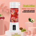 thumbnail image 4 of Mini Juicer Cup With 6 Blades Multifunctional Household Electric Juicer Blender Baby Food Mixing Machine White, 4 of 4
