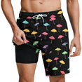 thumbnail image 1 of Mens Casual Shorts Beach Hawaiian Style Printed Cordón Shorts con Bolsillos Forro Interior Mens Cordón Shorts, 1 of 8