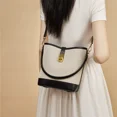 thumbnail image 1 of Women's Small Bucket Bag, Simple and Trendy Shoulder Handbag, Designer Handbag, 1 of 5