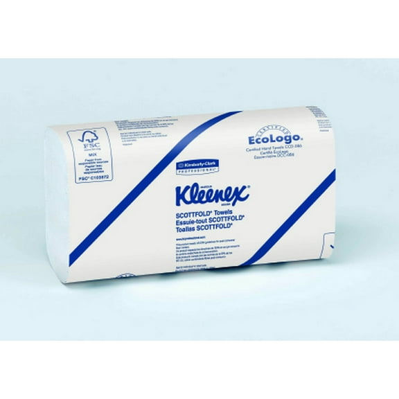 Paper Towel Kleenex Scottfold Z Fold  9.4 X 12.4 Inch Case of 25 - 6 Pack