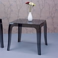 thumbnail image 4 of Table d'Appoint en Polycarbonate Transparent Noir, 4 of 10