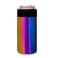 thumbnail image 1 of Enfriador de latas Frosty Slim de Asobu para refrescos, latas de cerveza o cualquier lata delgada estándar de 12 onzas (arcoíris), 1 of 1