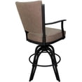 thumbnail image 2 of Montana 30" Swivel Metal Bar Stool - Basin Beige - Black Frame, 2 of 3