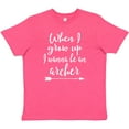 thumbnail image 3 of Inktastic Future Archer Childs Archery Arrow Youth T-Shirt, 3 of 5