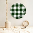thumbnail image 5 of Gaeub Green White Lumberjack Plaid Print Ceramic Plate,Dinner Plates,Bone China Decorative Plates with Display Stand,Art Ceramic Ornaments for Wall Hanging Decoration-10in, 5 of 6