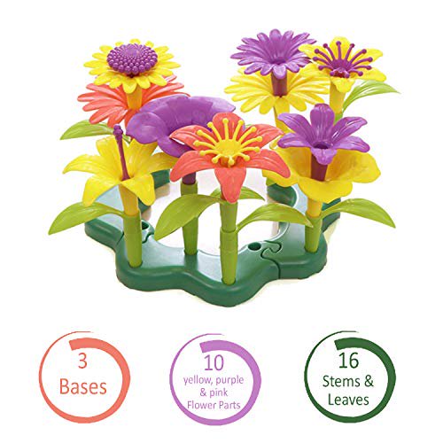 Play 2 grow juego de jardín de arreglos florales - juguete de construcción floral para niños Play 2 Grow 757347591318