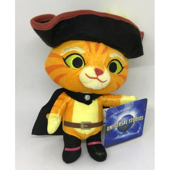 Universal Studios Shrek Puss in Boots Mini Bean Plush Toy New With Tags