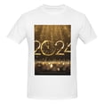 thumbnail image 4 of Bingfone 2024 Happy New Year Men'S Loose Fit Short-Sleeve Pocket T-Shirt, 4 of 7