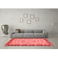 thumbnail image 3 of Ahgly Company Indoor Rectangle Abstract Red Modern Area Rugs, 8' x 10', 3 of 4