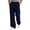 10#Navy, variant on Men's Baggy fleece‑lined Sweatpants Straight Leg Soft Fabric, Elastic Drawstring Waist, Casual Lounge Pants with Pockets, Fluorescent Green M