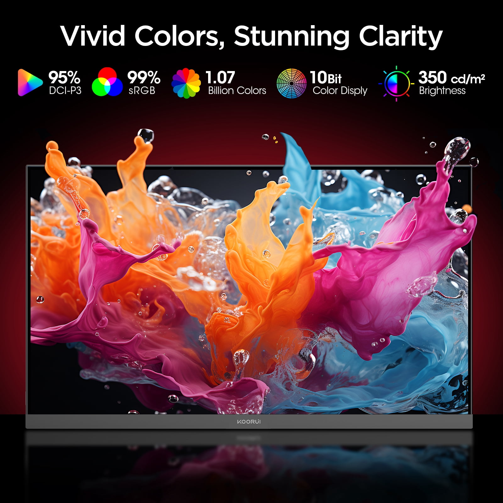 KOORUI 27” Gaming Monitor - Thumbnail 3