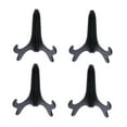 thumbnail image 4 of KALLORY 4Pcs Plate Stand Display Black Plastic Drying Dishes Organizer For Supermarkets Home Decor, 4 of 8