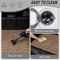 thumbnail image 5 of COEQINE Universal Auto Cargo Mat 29" x 39", Scratch-proof Non-Slip Dog Trunk Cover Stylish Car Accessory Fits Most Cars, SUVs & Trucks, Brown Beige Leopard Print, 5 of 7