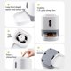 thumbnail image 5 of Automatic pet feeder for dogs, automatic pet feeder for cats, 1.5L automatic dog feeder with bowl – interactive pet toy, pet food bowl, 5 of 5