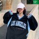 thumbnail image 4 of Sudadera Casual Holgada Con Letras Bordadas De Moda, 4 of 8