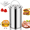 As Shown2, variant on Meat Press ,304 Stainless Steel Ham Press Mold & Silicone Kitchen Mittens ,Maker Ham Meat Deli Meat Maker Homemade Lunch Meat Maker with Thermometer