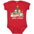 thumbnail image 3 of Inktastic Merry Catmas with Cat Tree and Yellow Star Boys or Girls Baby Bodysuit, 3 of 5