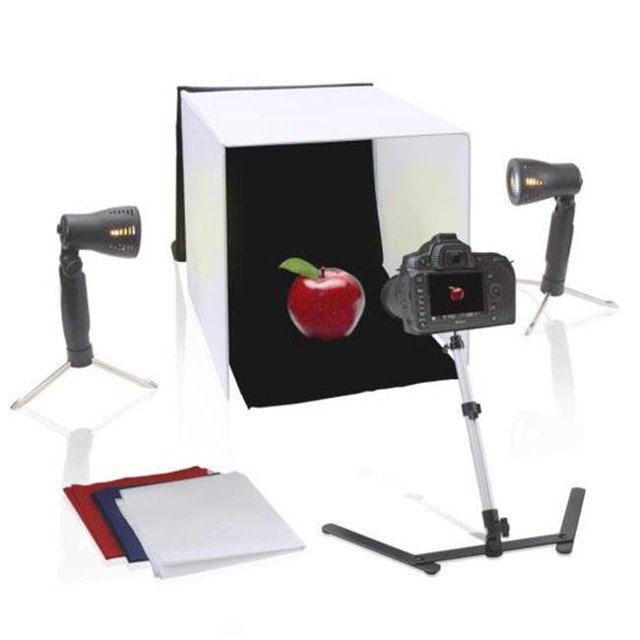 Pyle PSTDKT6 20 in. Studio Photo Light Booth, Image & Photography Kit