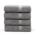 thumbnail image 2 of Authentic Hotel and Spa  Turkish Cotton Bath Towels (Set of 4) DARK GREY, 2 of 5